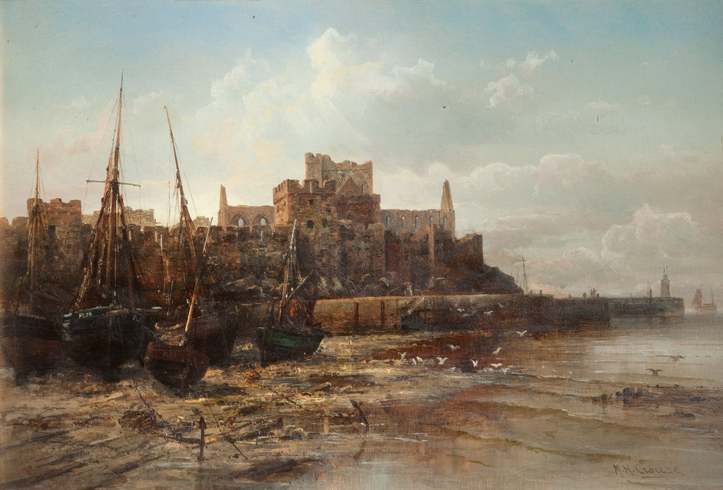 Detail of Peel Castle and Breakwater by Max Crouse