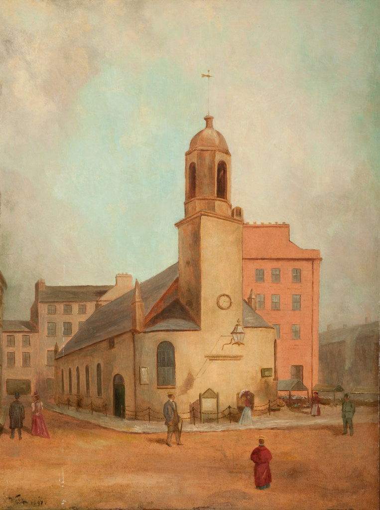 Detail of Old St Matthew's Church, Douglas by Wright