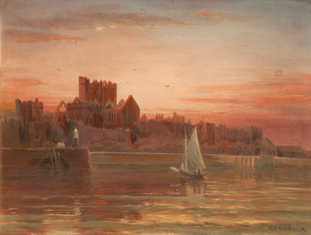 Detail of Peel Castle by George Goodwin