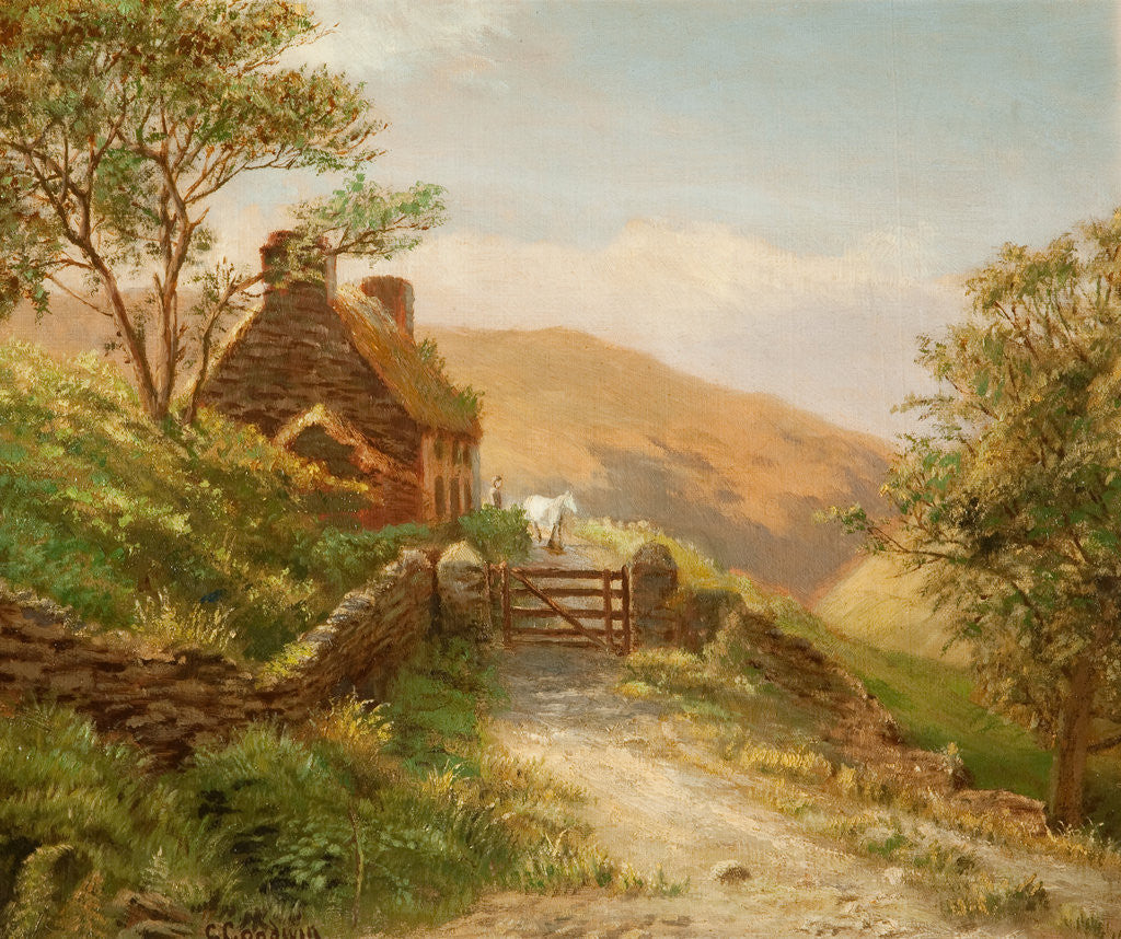 Cottage in Glen Rushen, Patrick by George Goodwin
