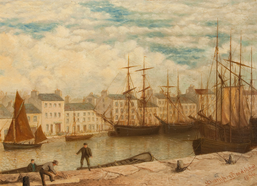 Detail of The North Quay, Douglas by John Champion Bradshaw