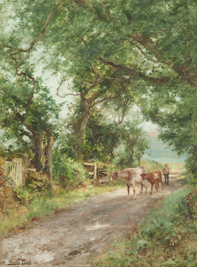 Detail of Curraghs, Ballaterson near Ballaugh by Henry John Yeend King