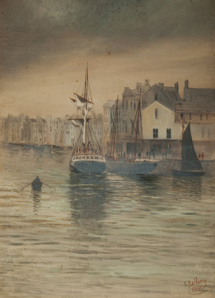 Detail of Douglas Quayside by F. C. Gelling