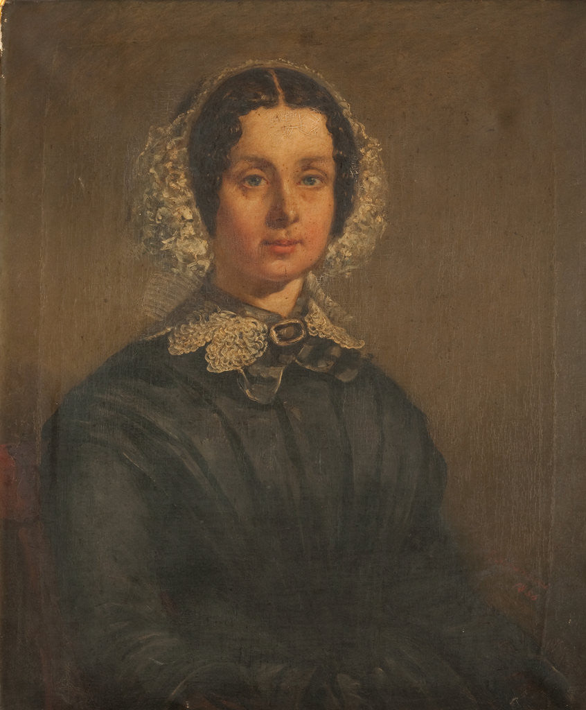 Detail of Mrs John Kay by Louis Kozanecki