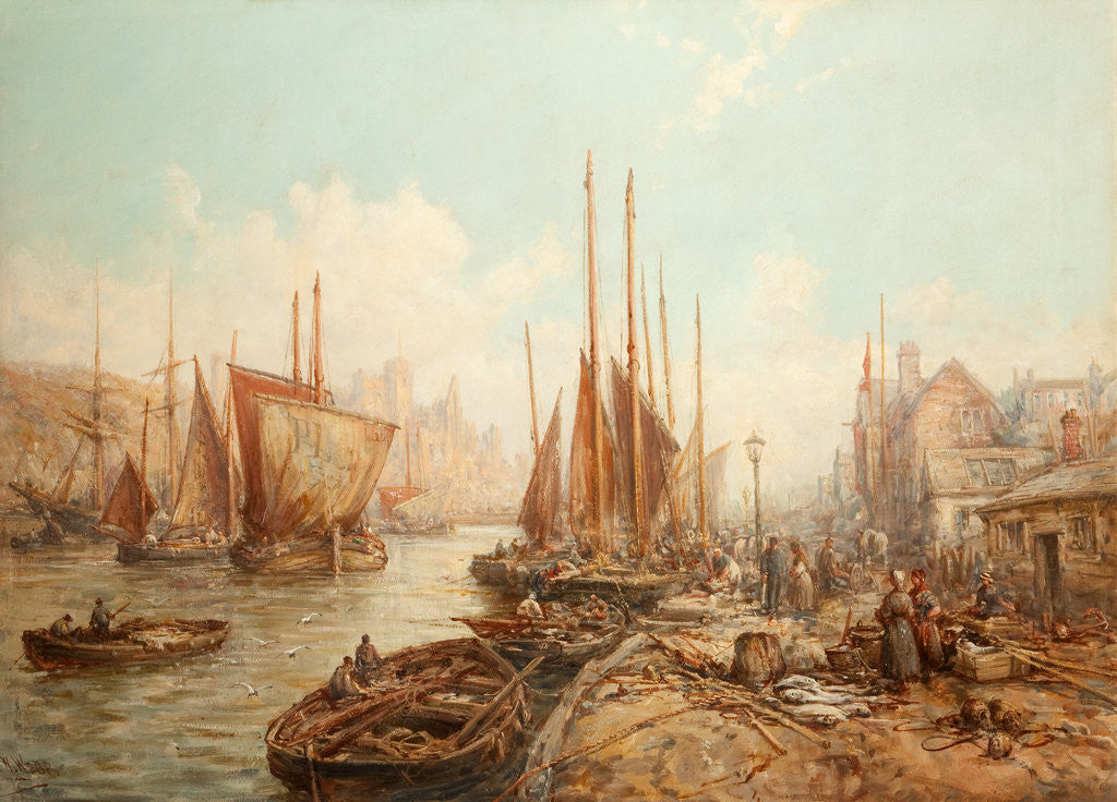 Detail of Peel Harbour by William Edward Webb