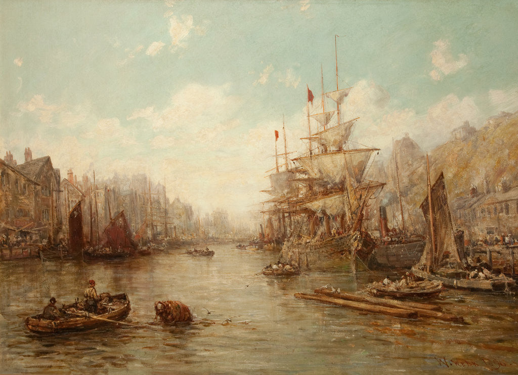 Detail of Douglas Harbour by William Edward Webb