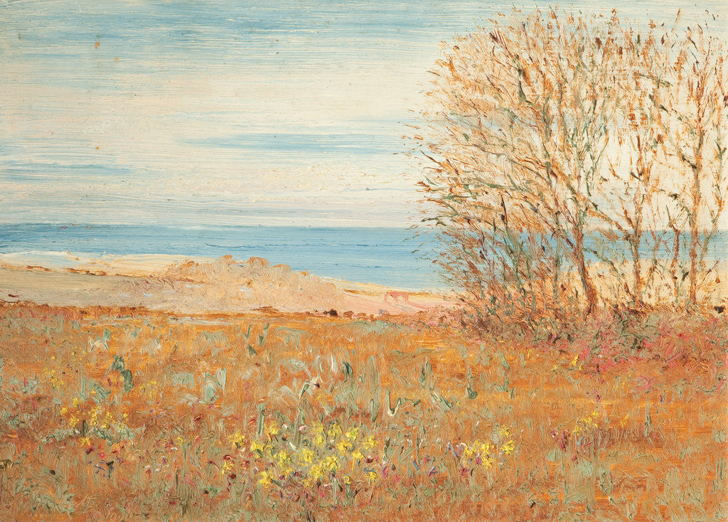 Detail of Landscape by William James Merritt