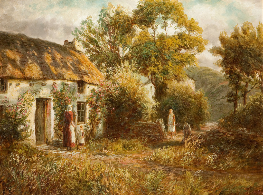 Detail of Manx Cottage by Raymond Dearn