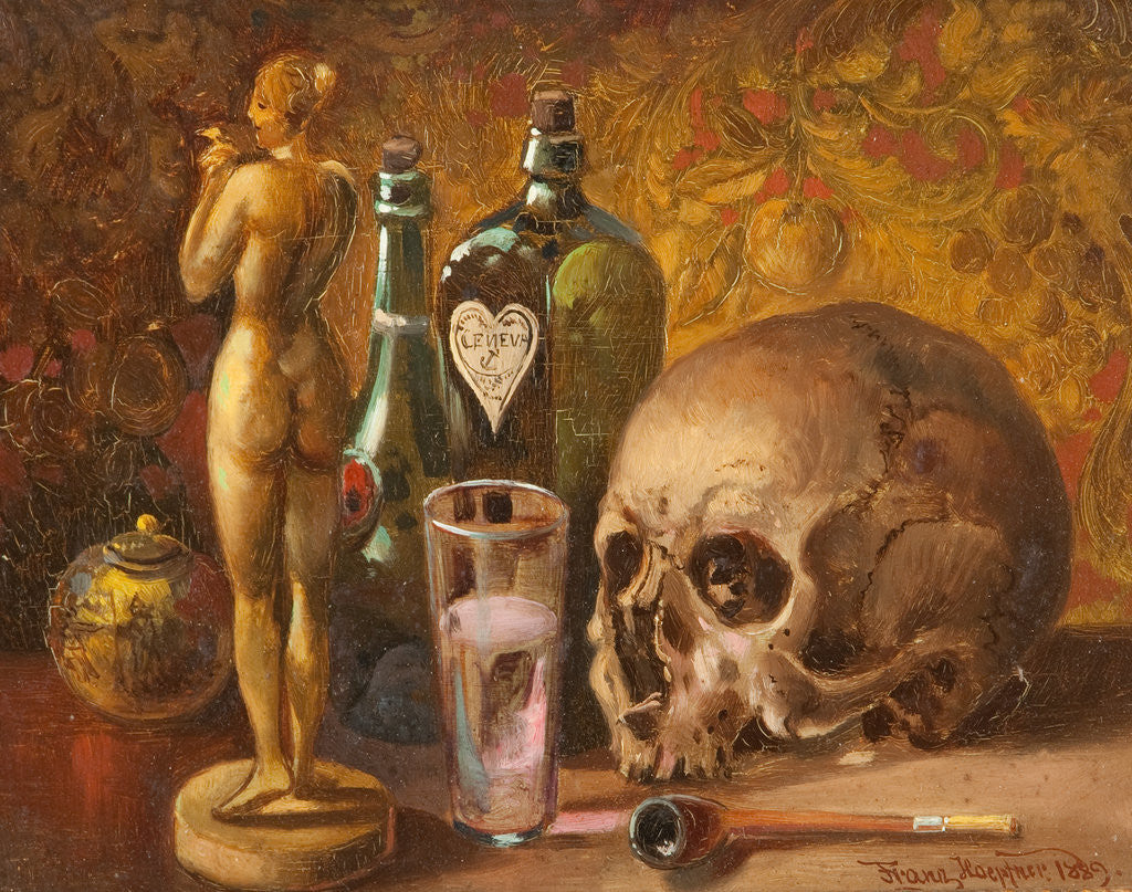 Detail of Still Life by Franz Hoepfner