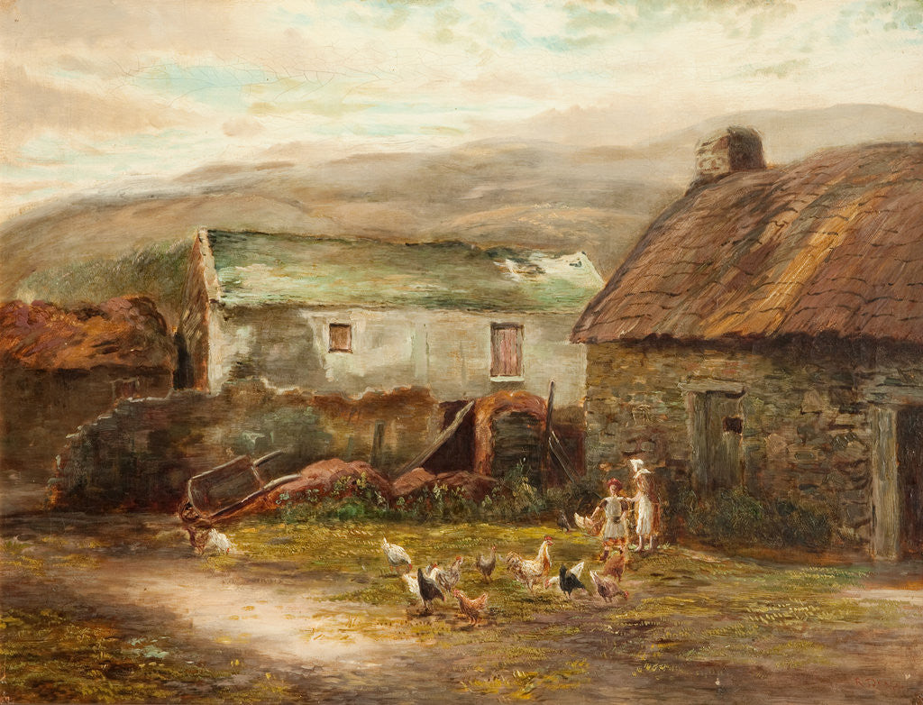Detail of Old Buildings at Ballamenaugh, Sulby, Isle of Man by Raymond Dearn