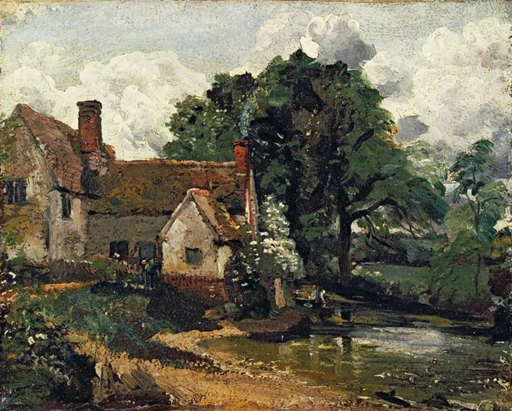 Detail of Willy Lott's House, 1816 by John Constable