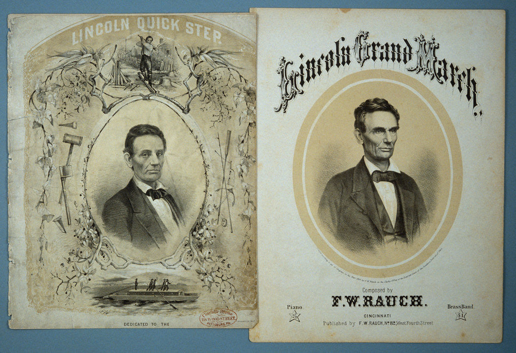 Detail of Lincoln 1860 Campaign Sheet Music by Anonymous