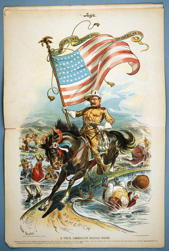 Detail of Theodore Roosevelt Caricature by Anonymous