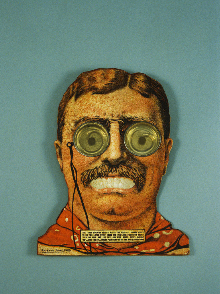 Detail of Theodore Roosevelt Tin Game by Anonymous