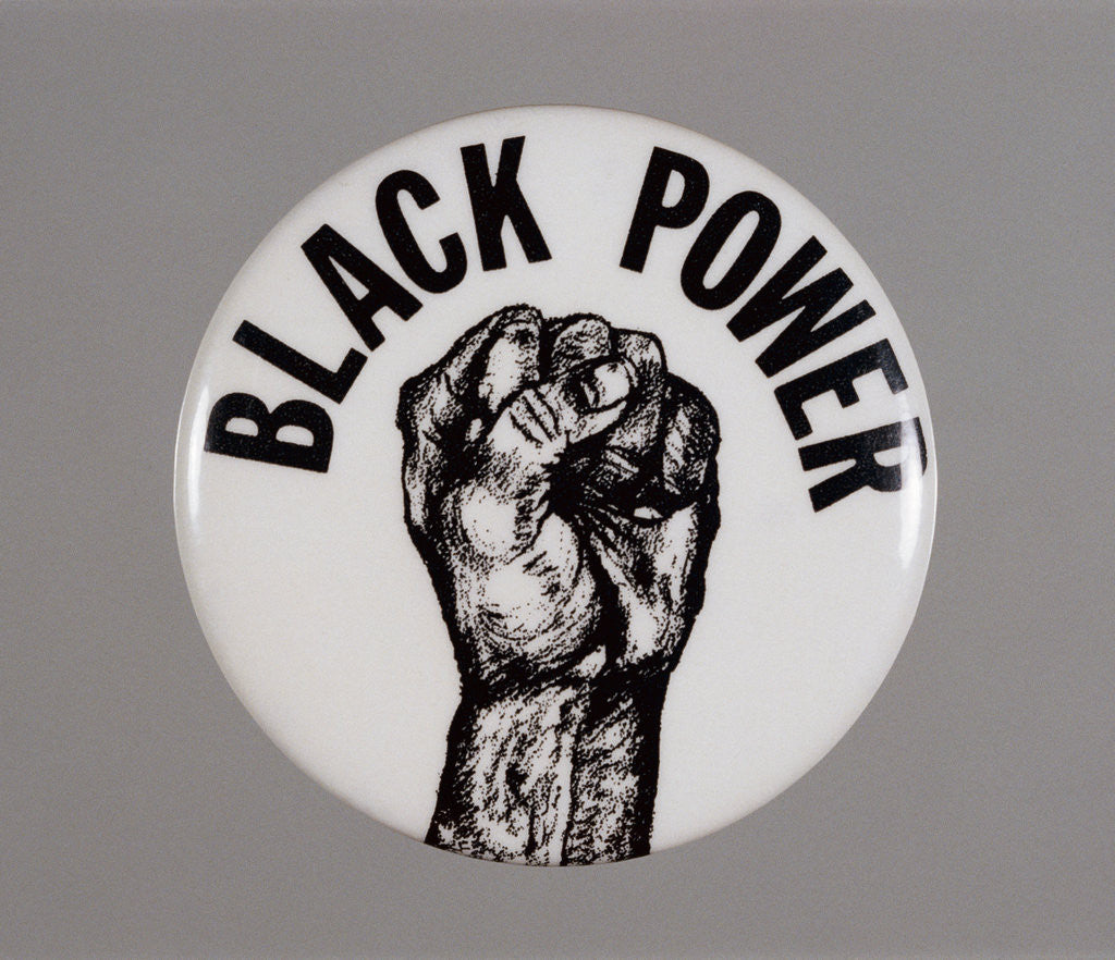 Detail of Black Power Button by Anonymous