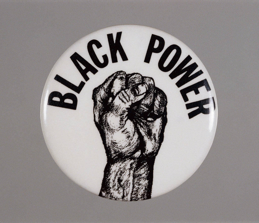 Detail of Black Power Button by Corbis