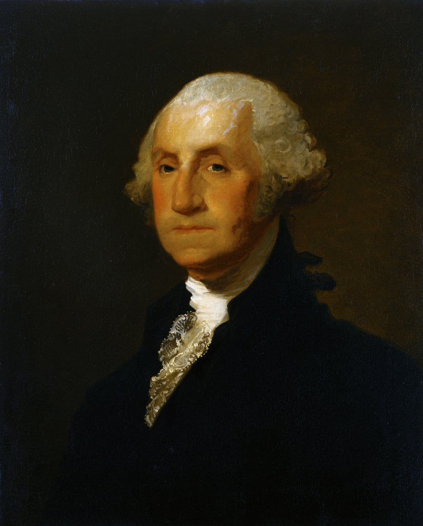 Detail of Portrait of George Washington by Gilbert Stuart