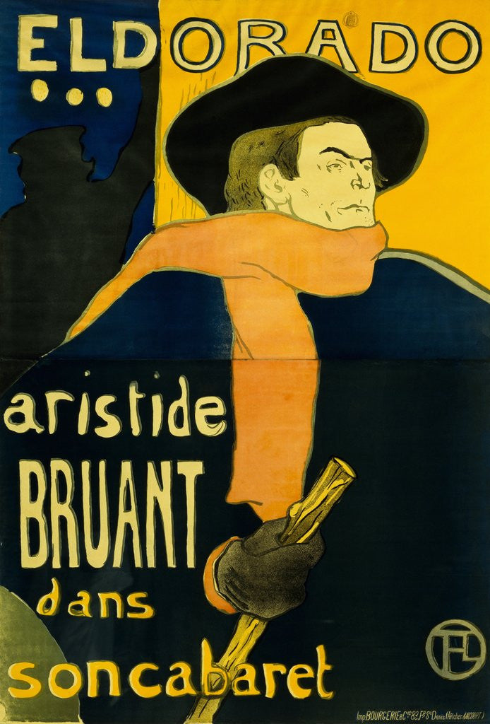 Detail of Eldorado Poster by Henri de Toulouse-Lautrec