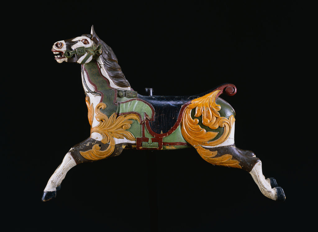 Detail of 19th or 20th Century Carousel Horse by Anonymous