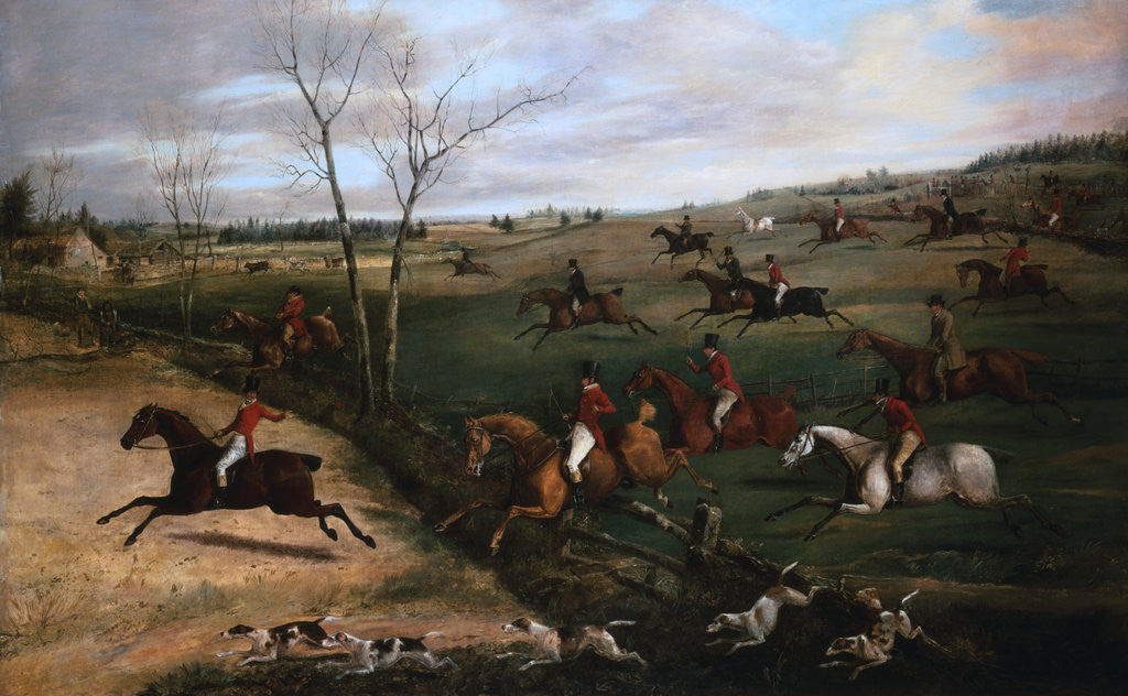 Detail of The Oakley Hunt by Henry Thomas Alken