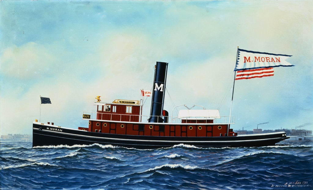 Detail of Tug Boat by Antonio Jacobsen