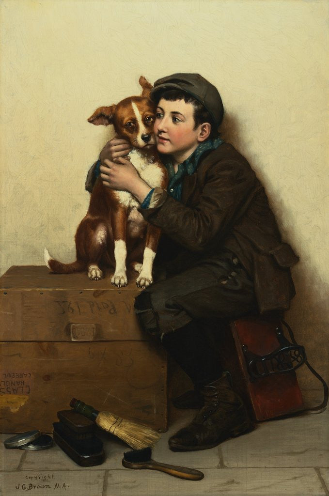 Detail of Against His Will by John George Brown