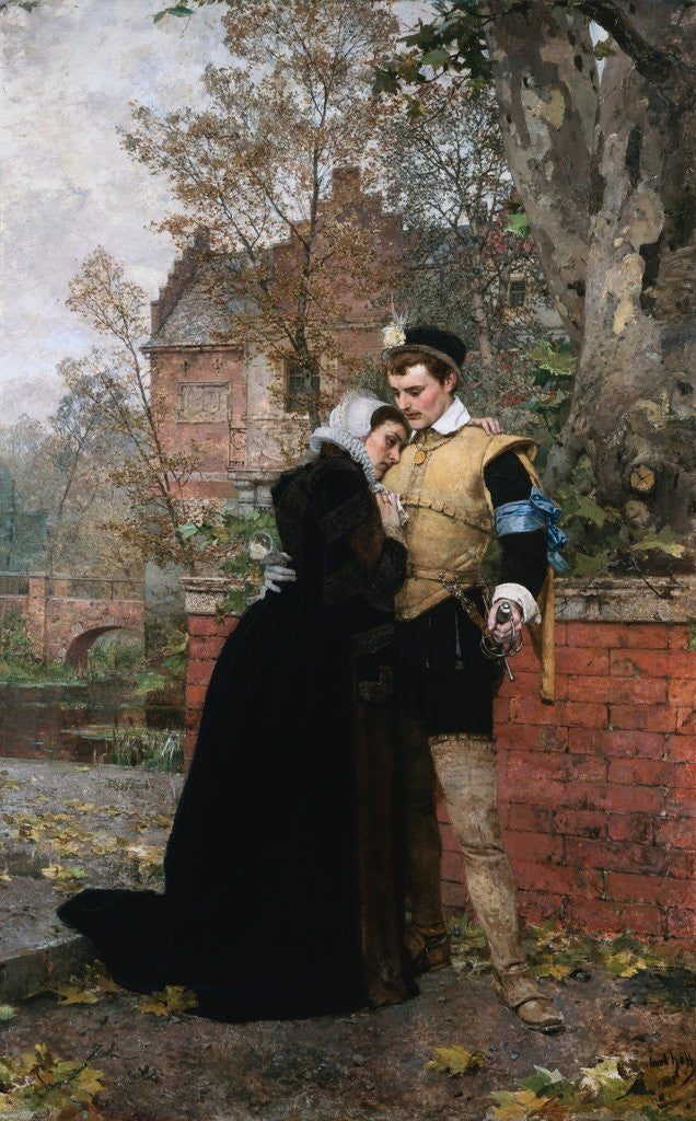 Detail of Farewell Mother by Karl Heinrich Hoff