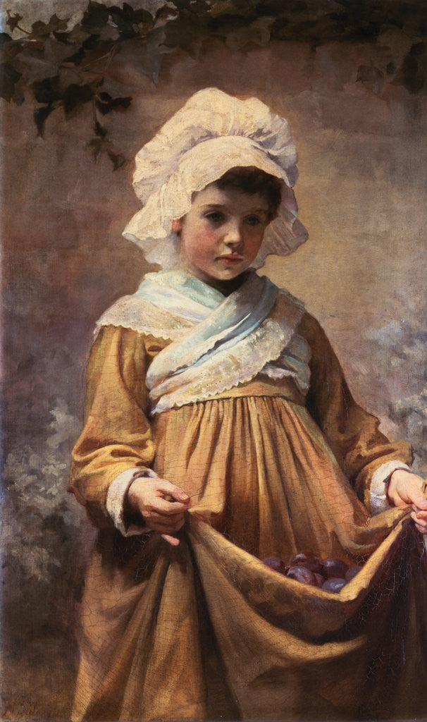 Detail of Gathering Plums by Harriette Sutcliffe