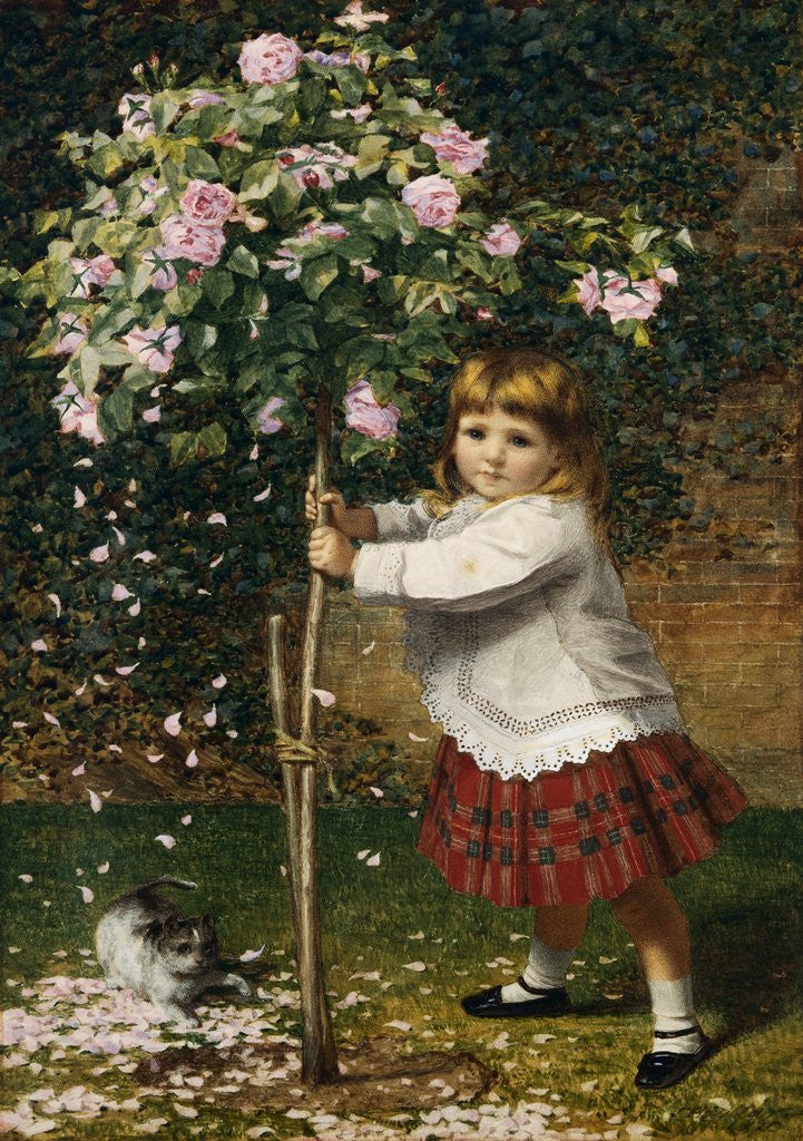 Detail of Rose Trees by James Hayllar