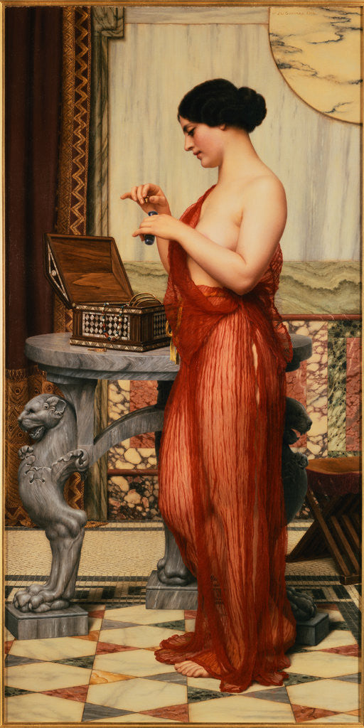 Detail of The New Perfume by John William Godward