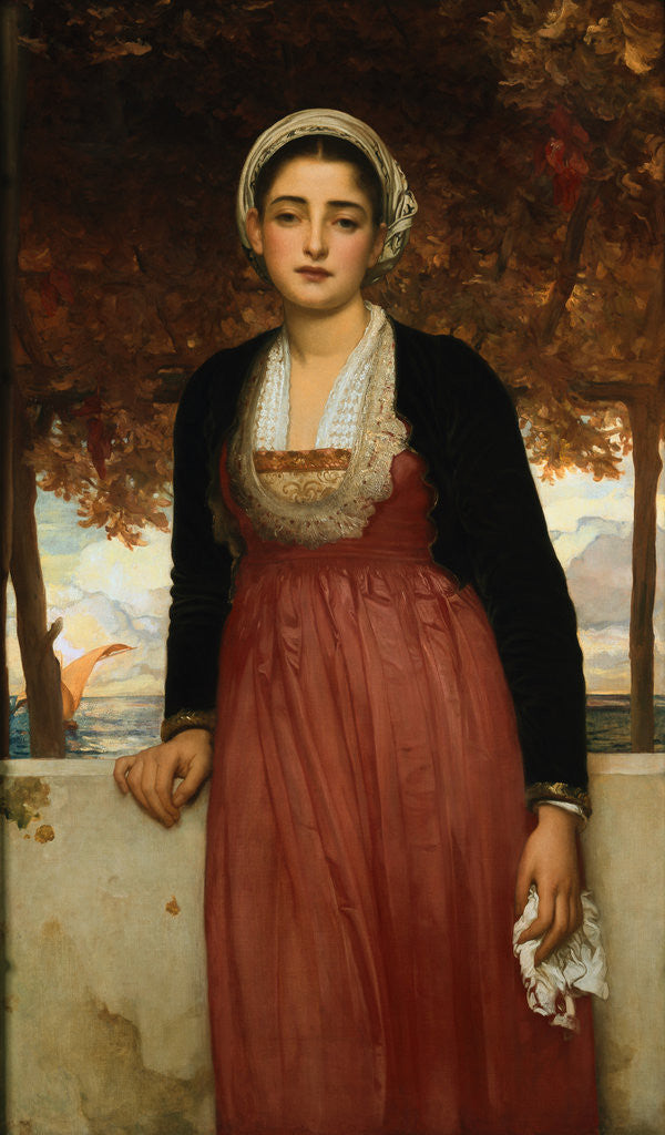 Detail of Amarilla by Frederic Lord Leighton