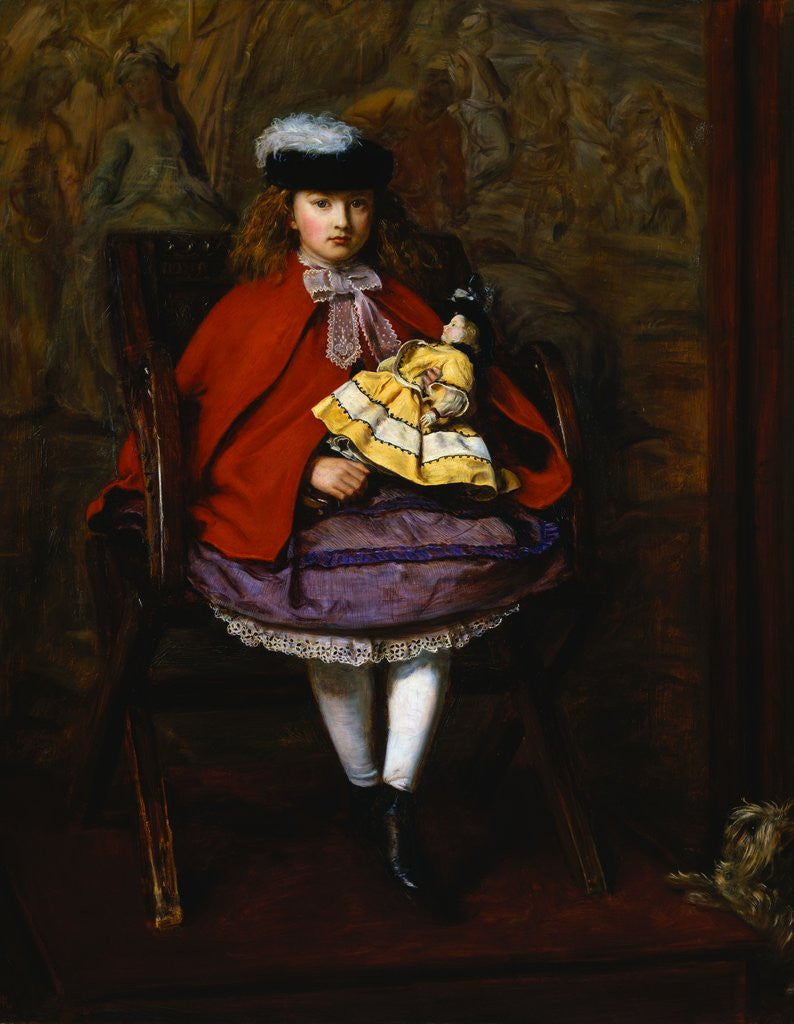 Detail of Lilly, Daughter of John Noble by John Everett Millais