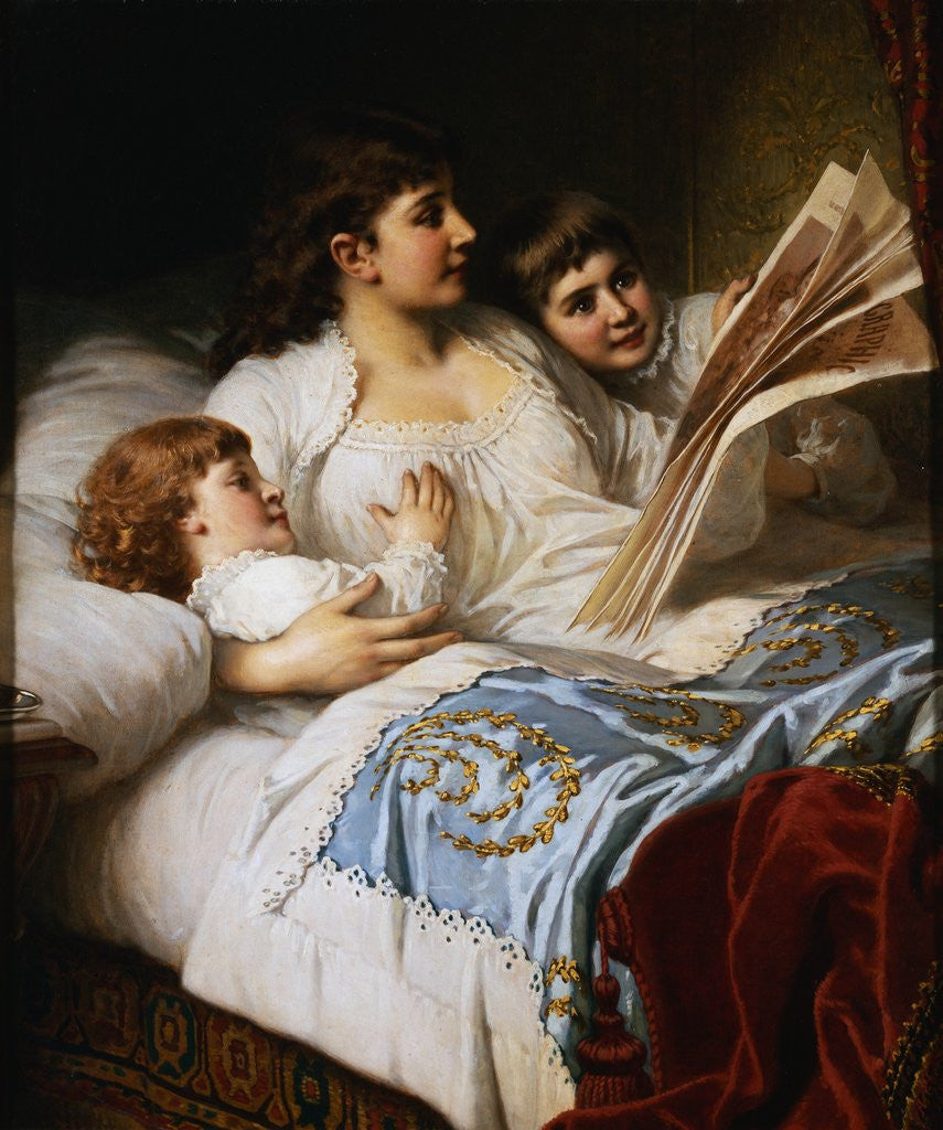 Detail of Bedtime Story by Anton Ebert