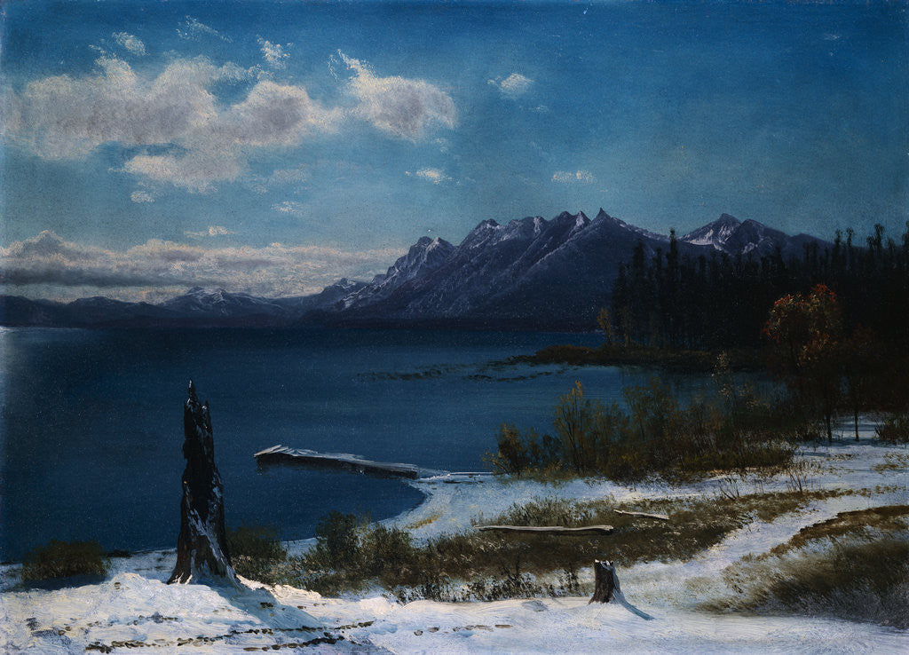 Detail of Lake Tahoe by Albert Bierstadt
