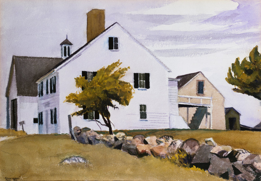 Detail of House at Essex, Massachusetts by Edward Hopper