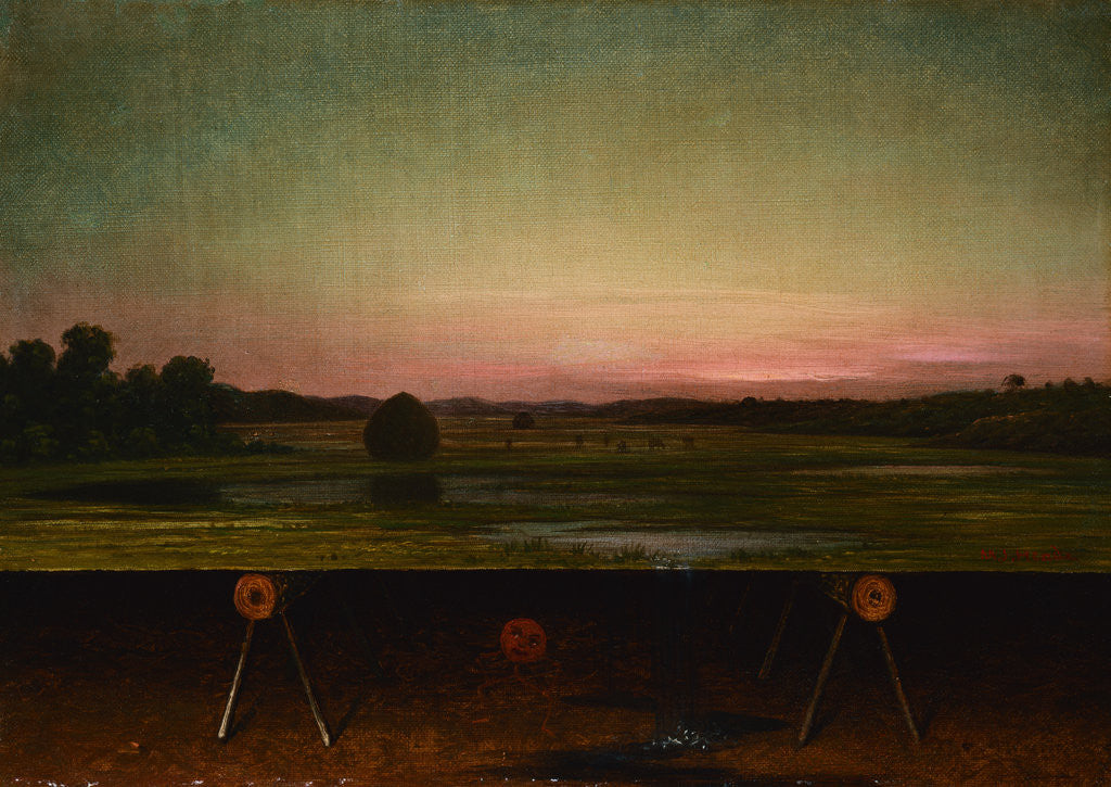 Detail of Gremlins in the Studio II by Martin Johnson Heade