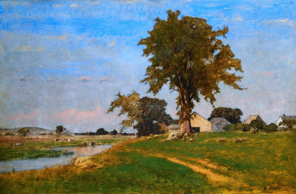 Detail of Old Elm at Medfield by George Inness