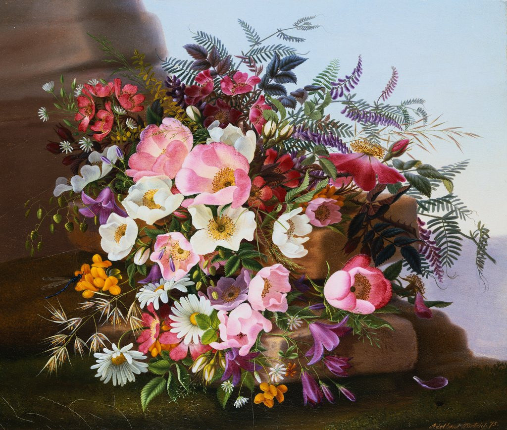 Detail of Wildflowers by Adelheid Dietrich
