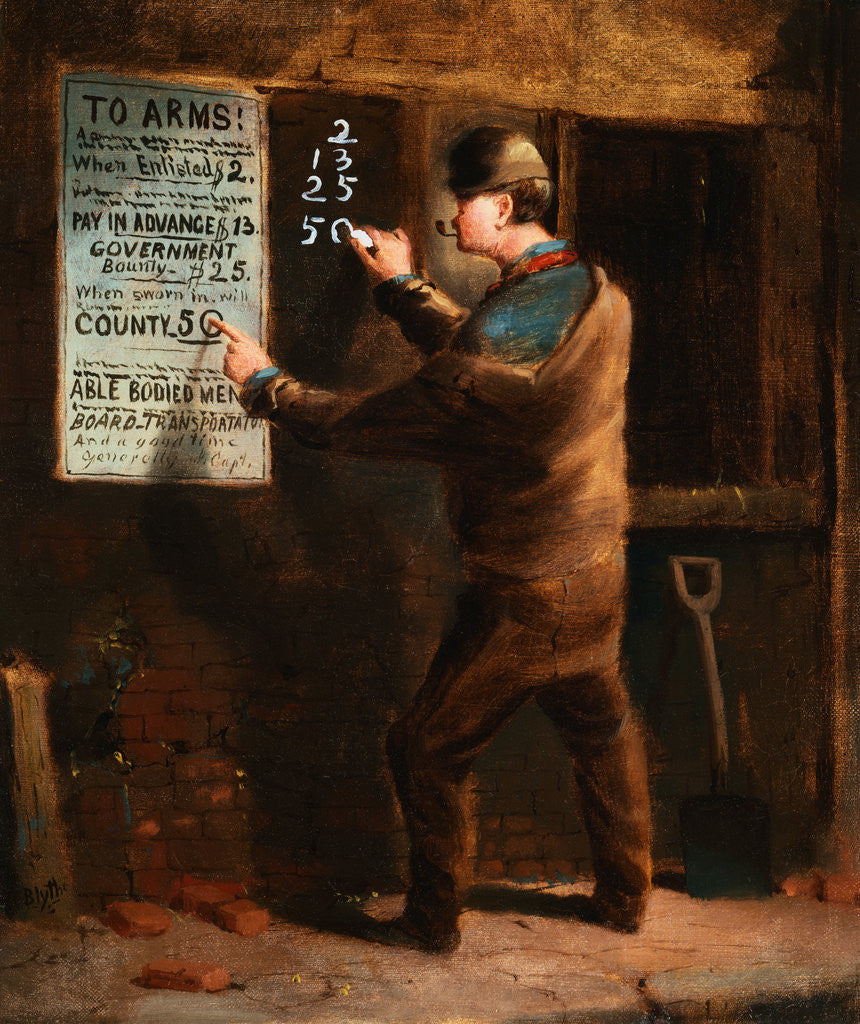 Detail of The Bounty Jumper by David Gilmore Blythe