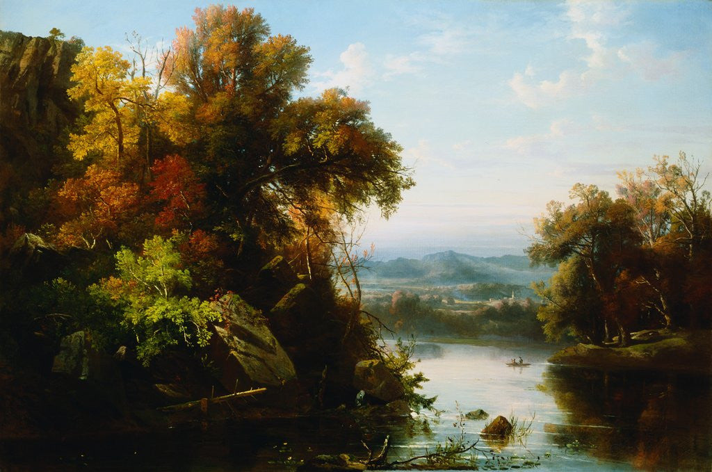 Detail of Indian Summer by Regis Francois Gignoux