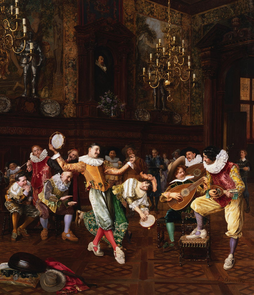 Detail of Il Salterello by Francois Brunery