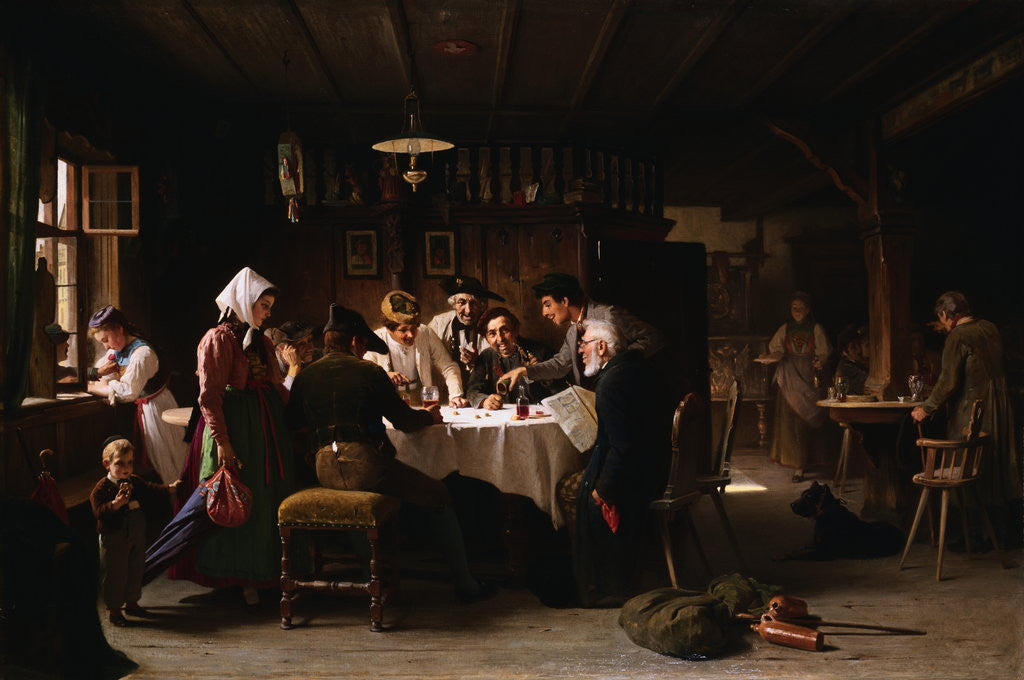 Detail of A Game of Dice by Max Kaltenmoser