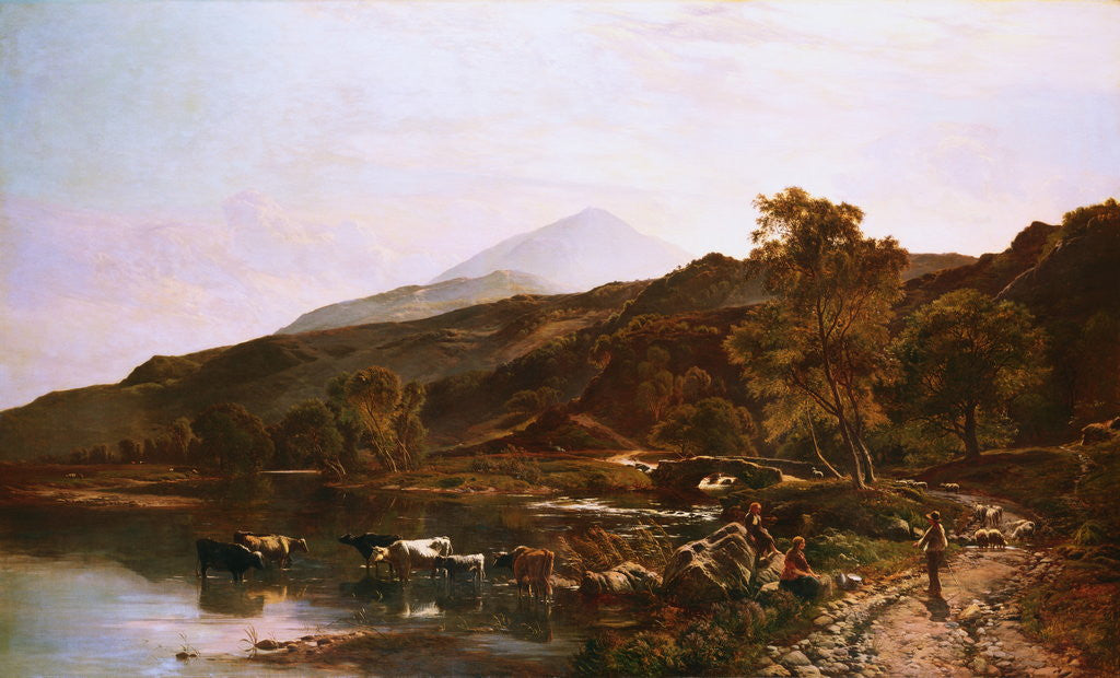Detail of Near Dolgelly, North Wales by Sydney Richard Percy