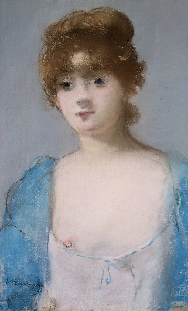 Detail of Young Girl Undressing by Eduoard Manet