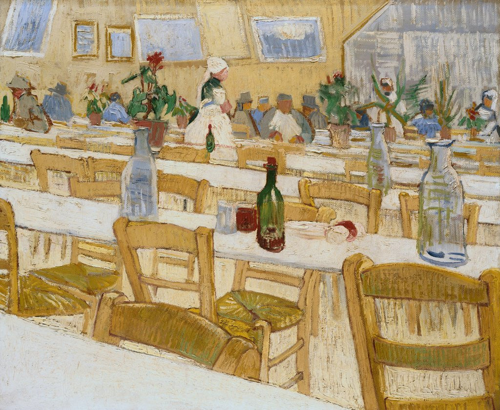 Detail of Interior of a Restaurant by Vincent Van Gogh