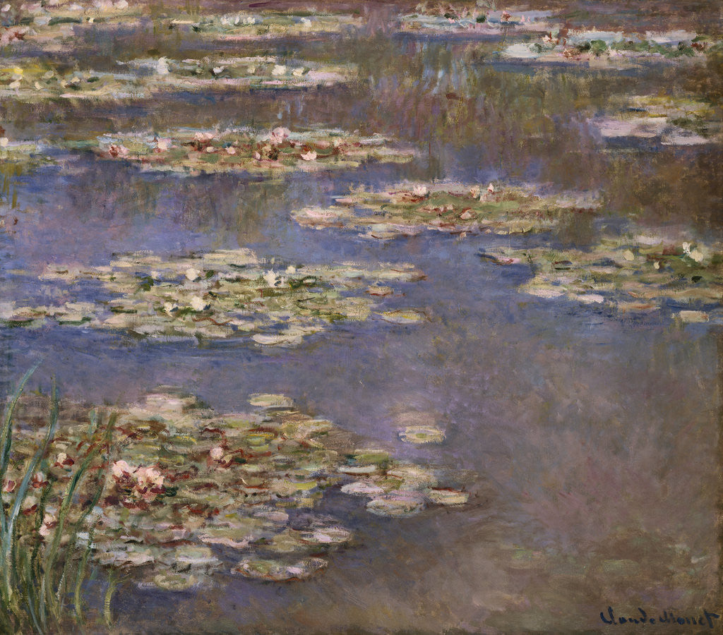 Detail of Nympheas by Claude Monet