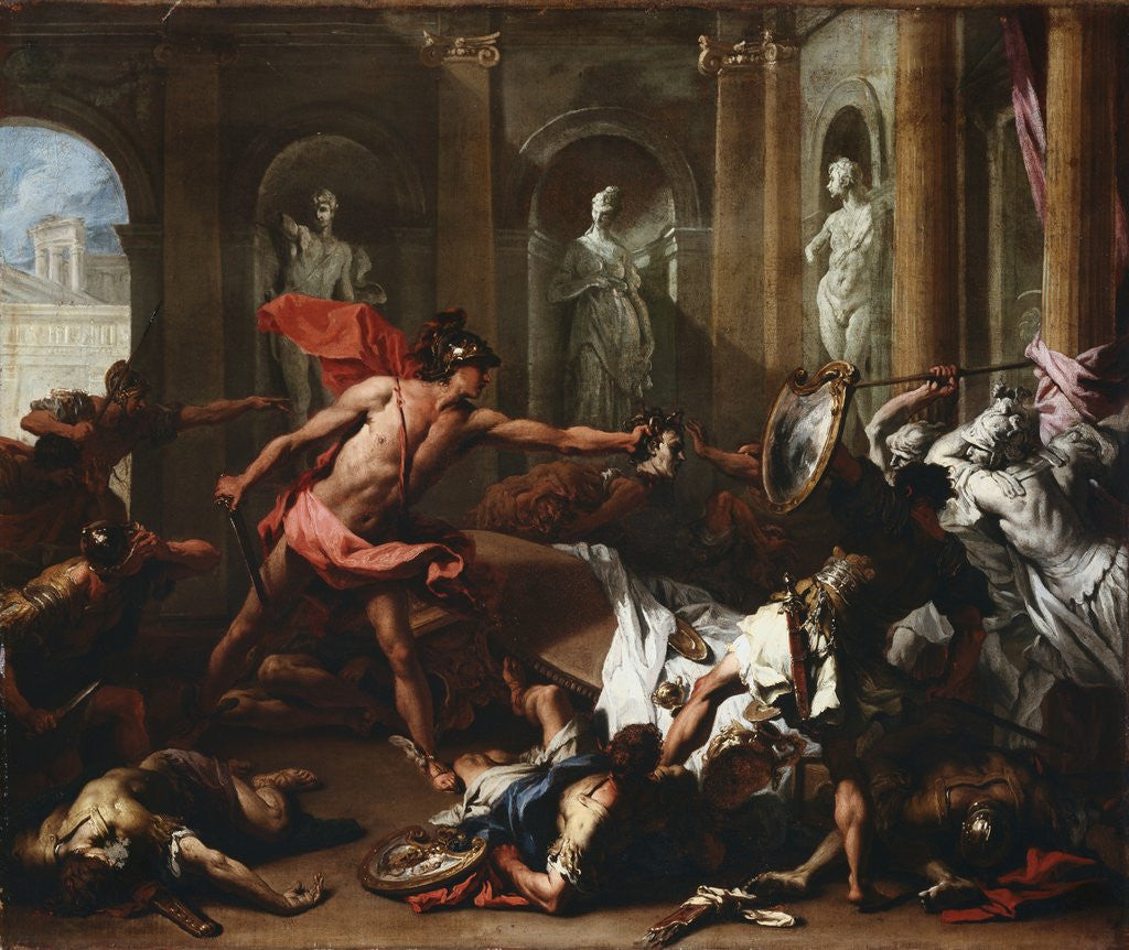 Detail of Perseus with the Head of Medusa by Sebastiano Ricci