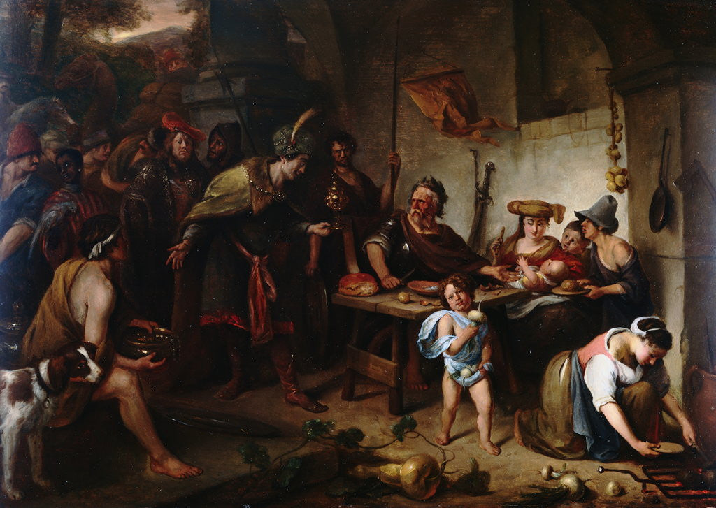 Detail of Manius Curius Dentatus and the Samnites by Jan Steen