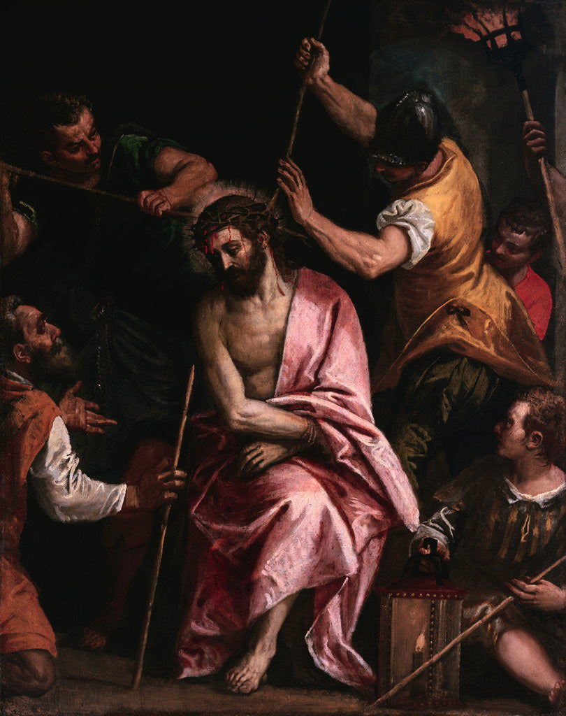 Detail of Christ Mocked by Paolo Caliari