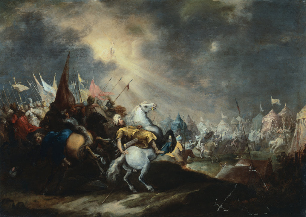 Detail of The Defeat of Sennacherib by De Hondt